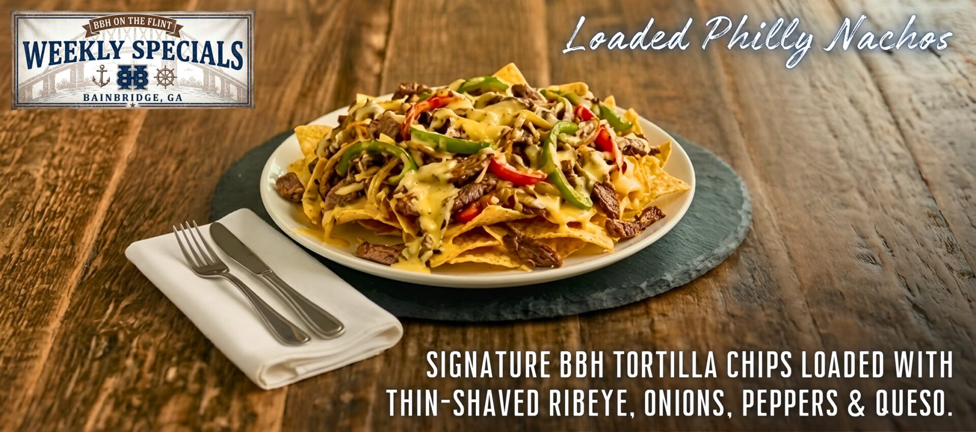 Loaded Philly Nachos