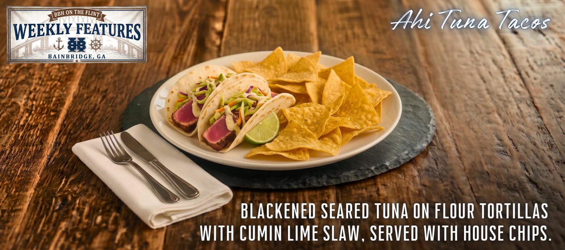 Weekly Features – Ahi Tuna Tacos